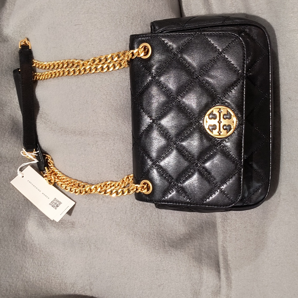 Tory Burch,Willa Small Shoulder Bag, Black